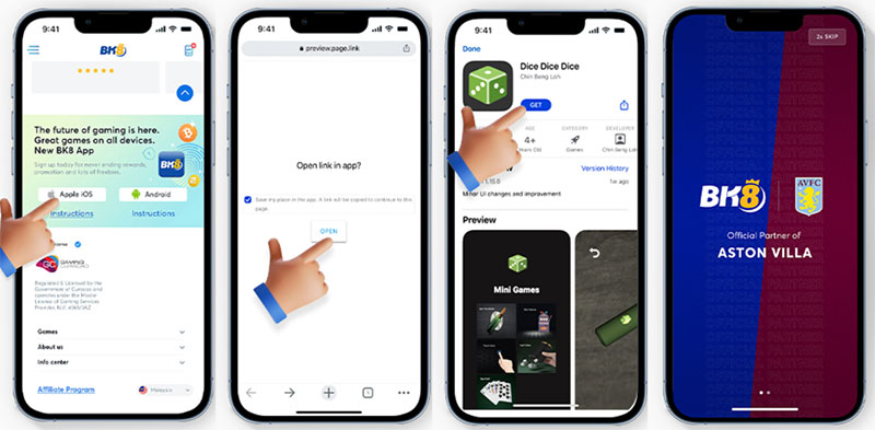 Cách tải app bk8 mobile
